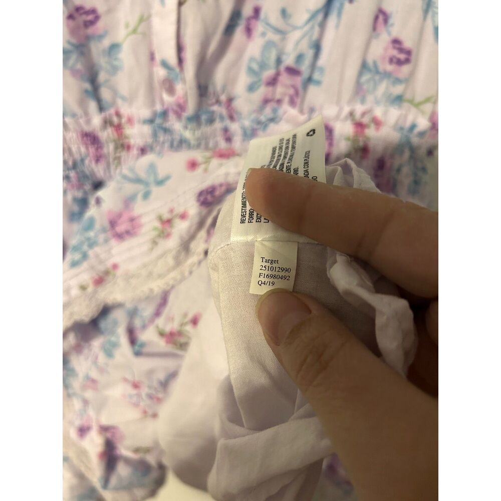 LoveShackFancy x Target Lou Double Ruffle Lavender Dress M - Picture 4 of 6